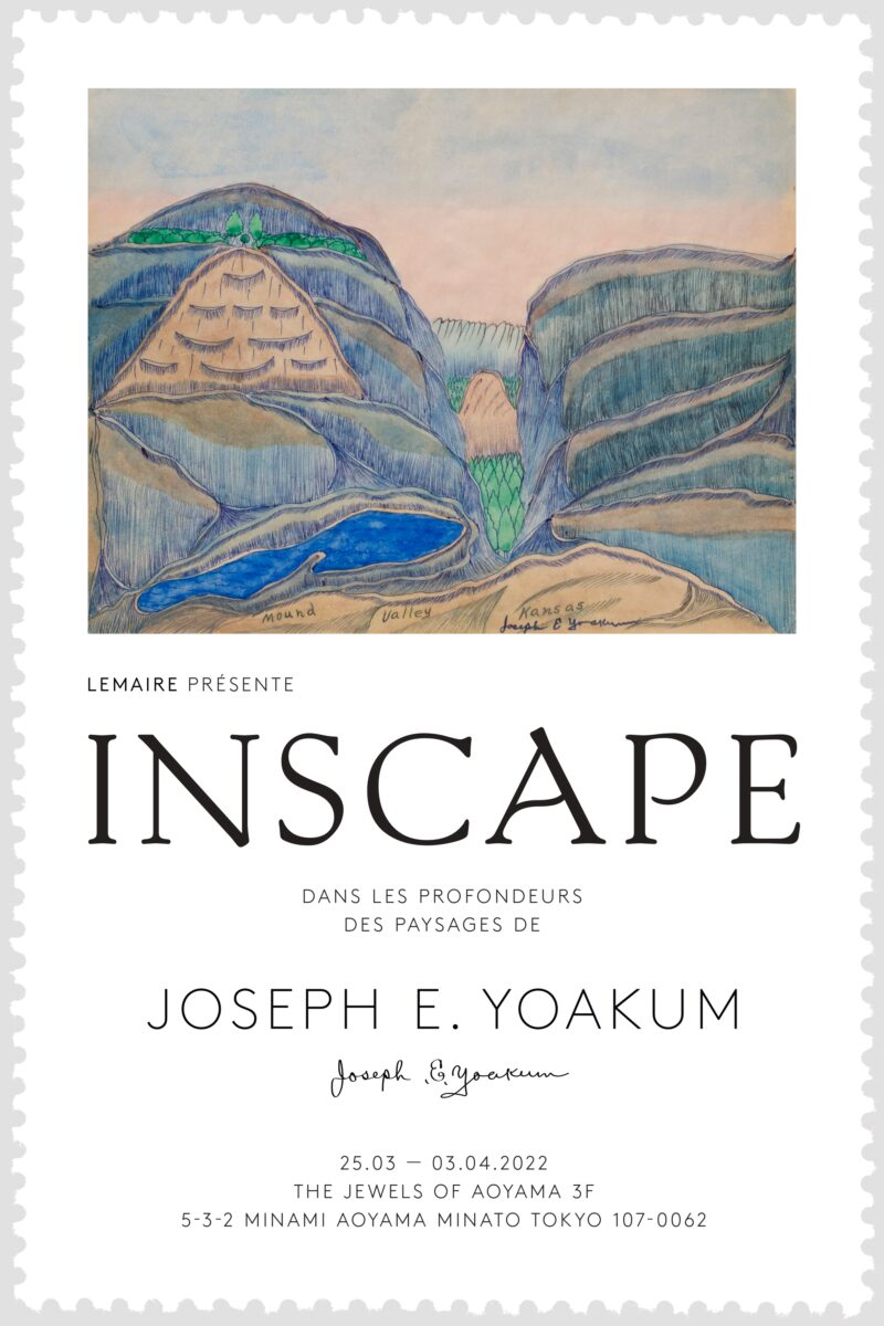 ルメールがジョゼフ・ヨアクムの展覧会「INSCAPE」を開催。