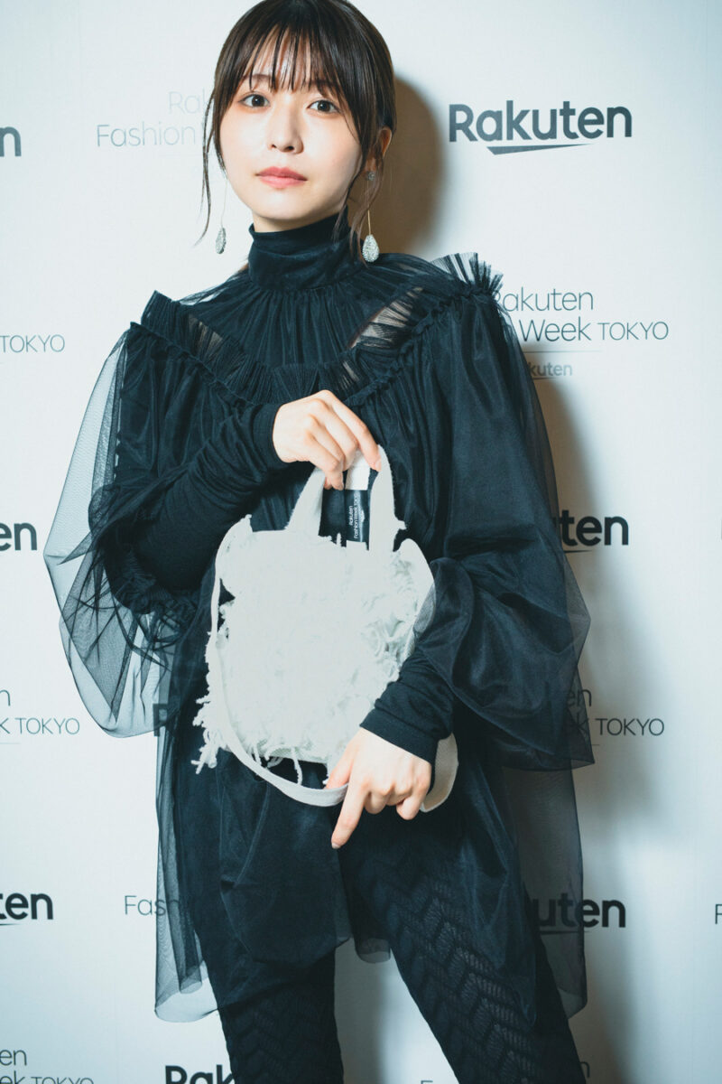 長濱ねるさんが、Rakuten Fashion Week TOKYO 2023 S/Sの3回目のSDGsのレポーターに