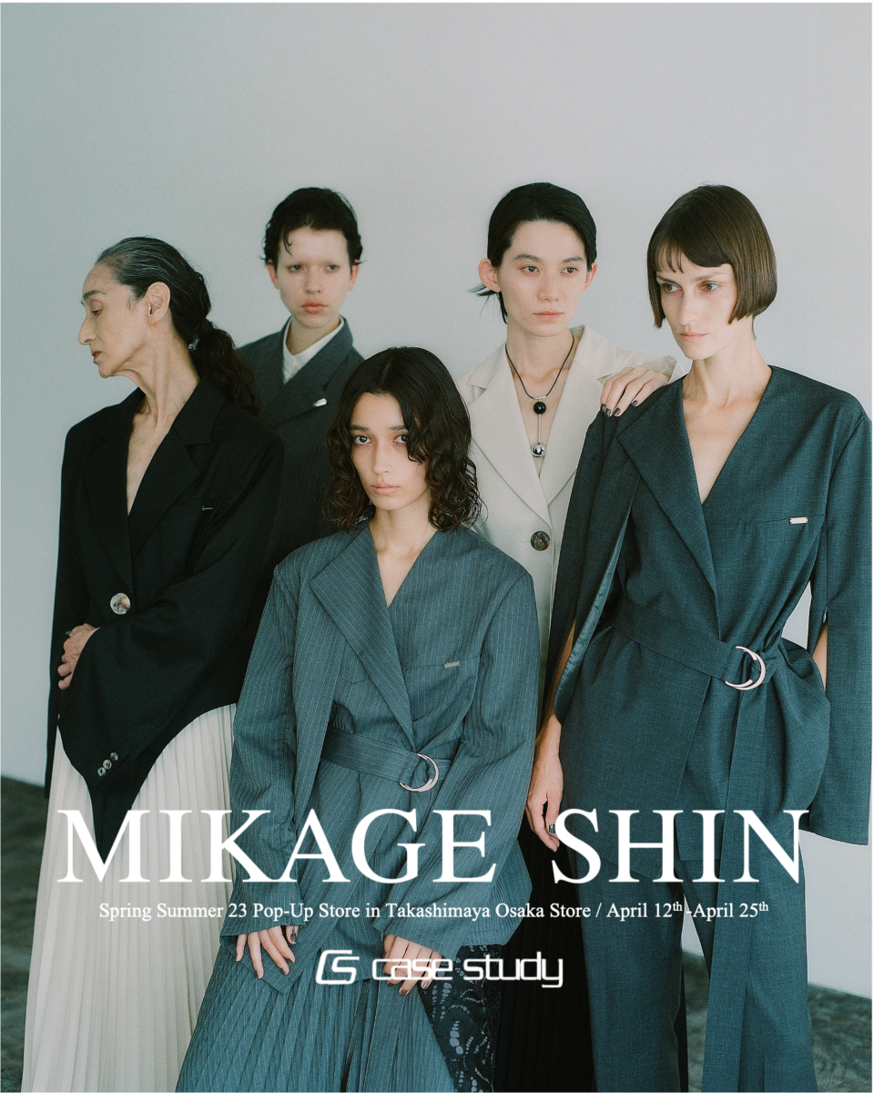 MIKAGE SHINが2023春夏プレコレクション・メインコレクションのポップアップストアを大...