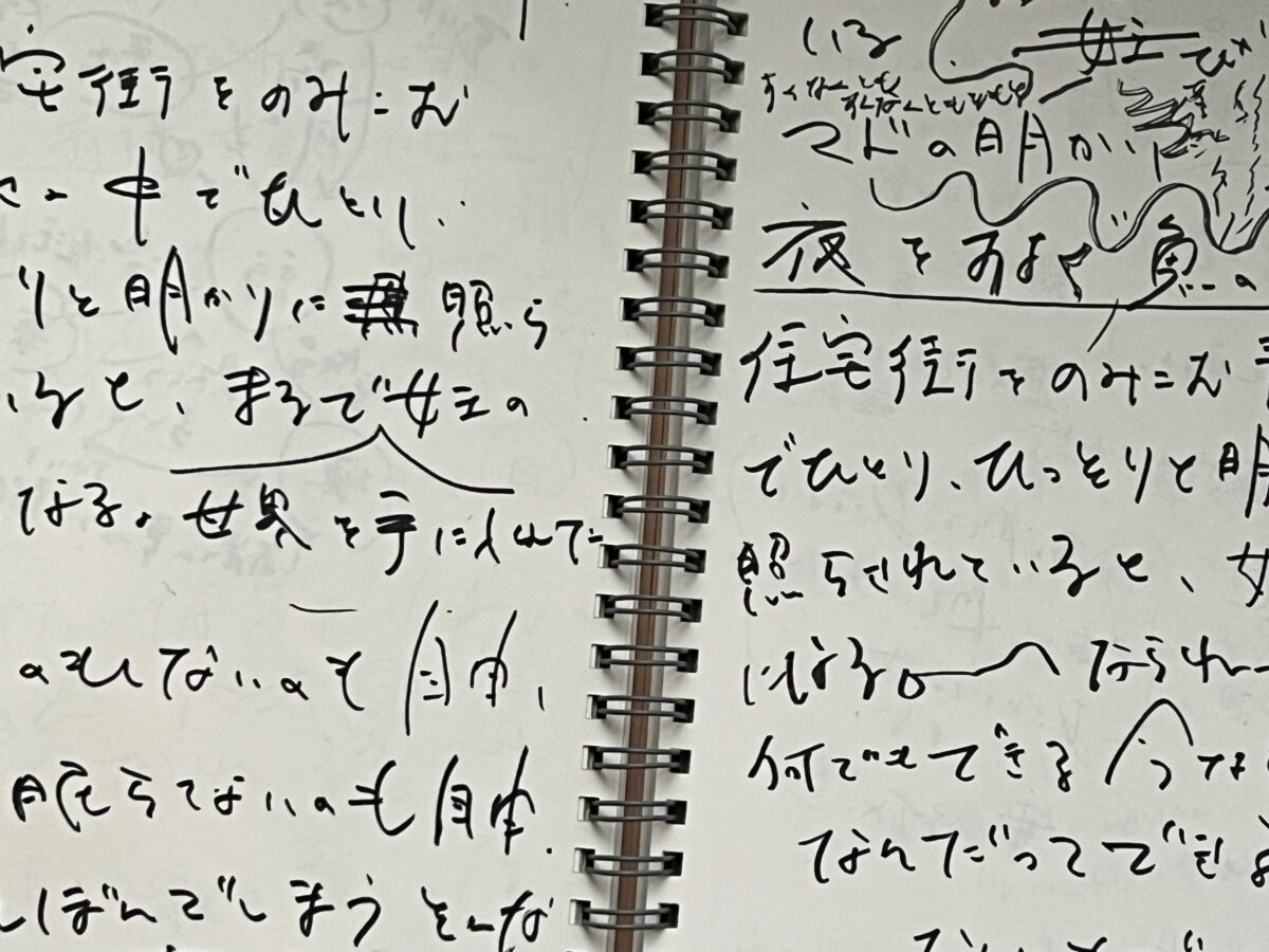 内田紅甘の個展「私からの眺め」がflotsambooksで開催。文章のスクリーンシ...