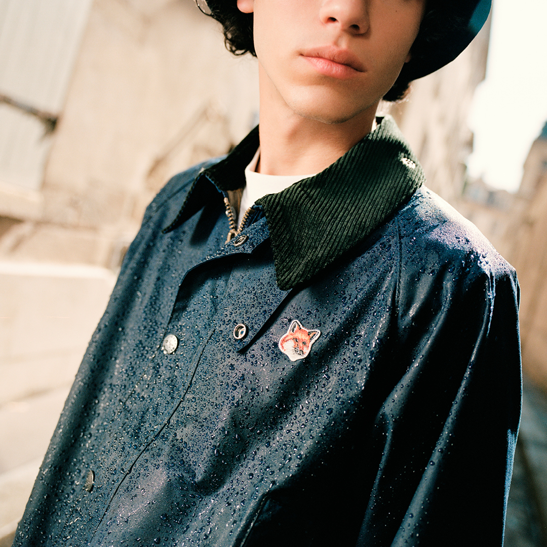 Maison Kitsune BARBOUR MK BEUFORT JACKET - ブルゾン