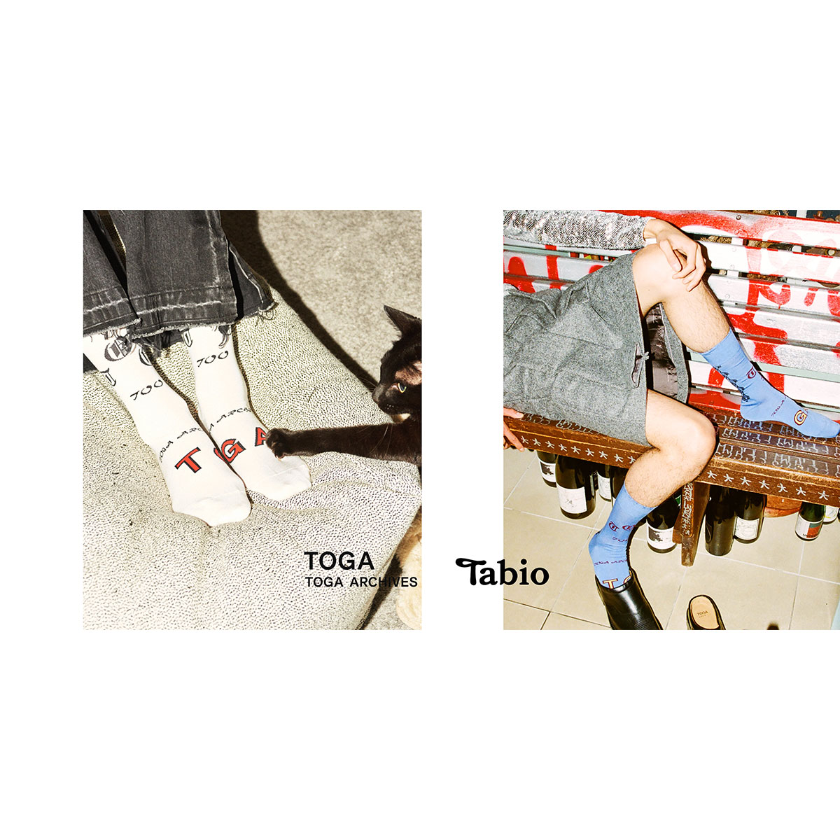 人気のTOGA × Tabioのコラボレーション靴下、第四弾が登場！