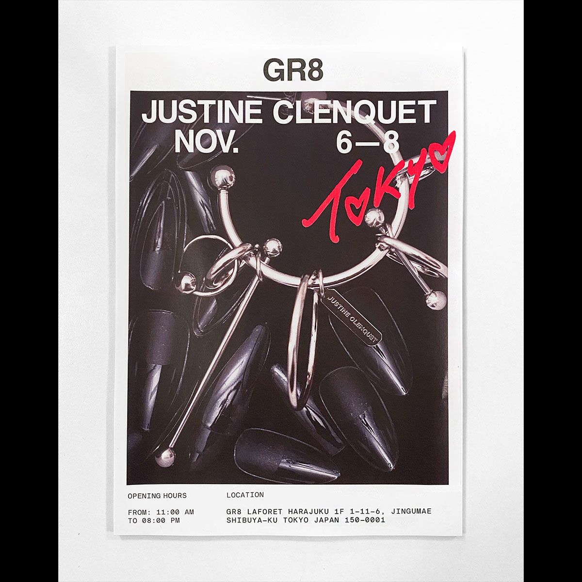 JUSTINE CLENQUETがGR8にてポップアップを開催！日本初のBAGコレクションも...