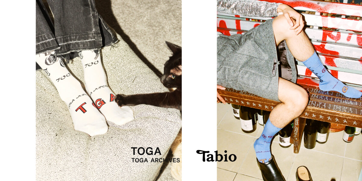 人気のTOGA × Tabioのコラボレーション靴下、第四弾が登場