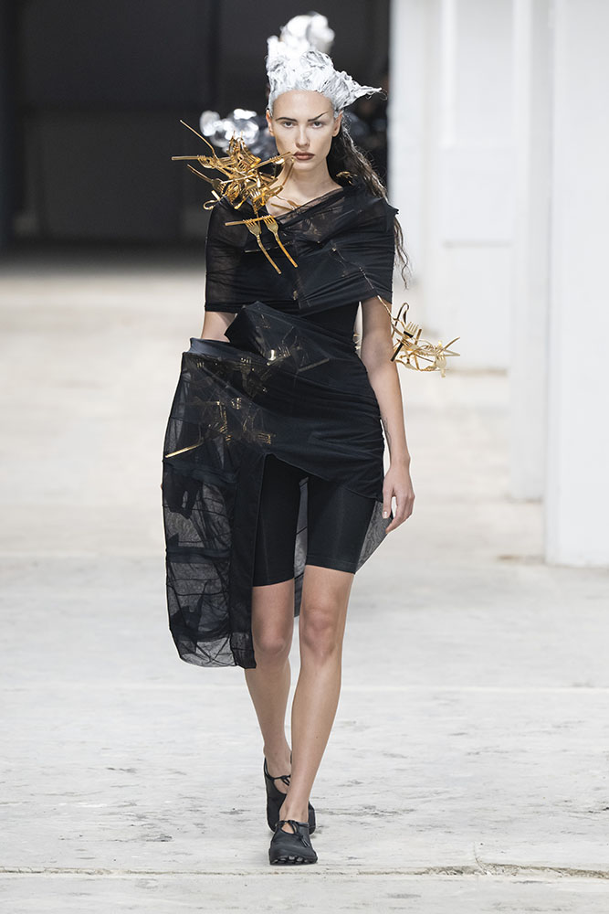 JUNYA WATANABE ジュンヤワタナベ ドレス プリーツ OLD&VINTAGE] JUNYA WATANABE 迷彩プリーツ変形ドレス – dim at noon