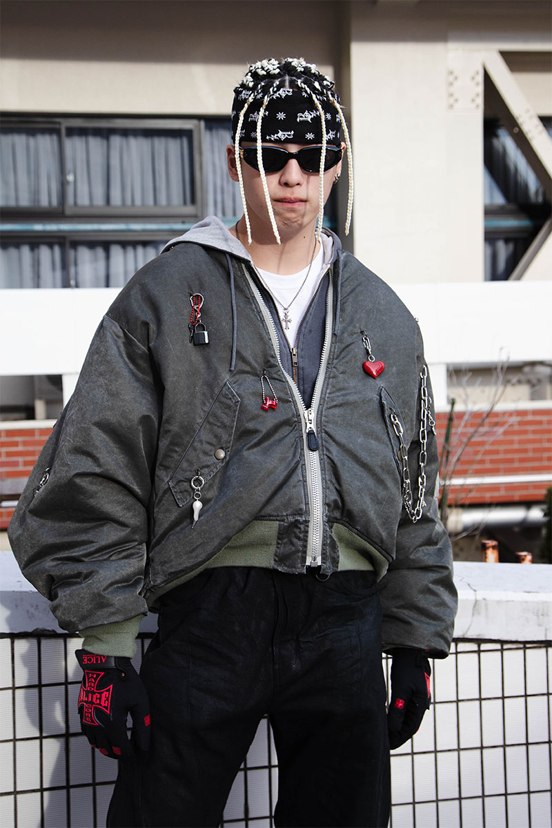 【文化服装学院 文化祭来場者スナップ】安永 翔空さん