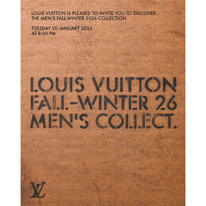 ルイ・ヴィトン、2026年秋冬メンズコレクションをオンライン配信！