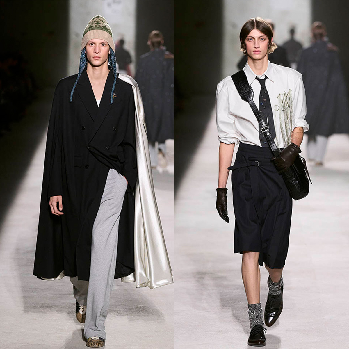 ドリス ヴァン ノッテン、メンズの最新作は旅立ちの物語。2026-’27年秋冬パリ・メンズ...